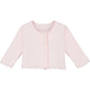 White & Pink Babygrow & Cardigan Set