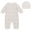 Stone Knitted Teddy All In One & Hat