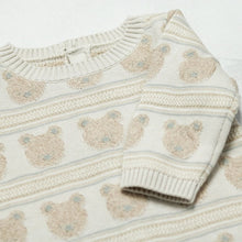 Load image into Gallery viewer, Stone Knitted Teddy All In One &amp; Hat