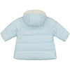 Blue Fur Trim Coat