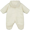 Ivory Teddy Fleece Pramsuit