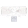 White Knitted Baby Blanket