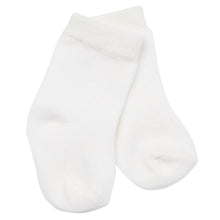 Load image into Gallery viewer, Twin Pack Ivory Baby Socks