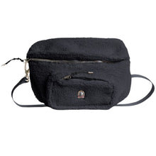 Load image into Gallery viewer, Black Fleece Bum Bag