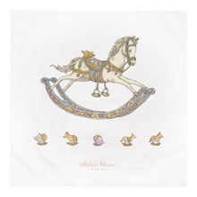 Load image into Gallery viewer, Rocking Horse Swaddle &amp; Bib Gift Set