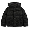 Black Shimmer Puffer Jacket