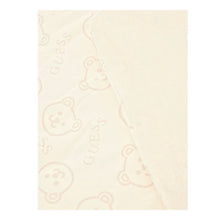 Load image into Gallery viewer, Reversible Cream Velour Teddy Blanket