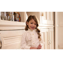 Load image into Gallery viewer, White &#39;Naisha&#39; Embroidery Anglaise Blouse
