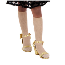 Load image into Gallery viewer, Gold Glitter Sparkle &#39;Lucy&#39; Socks