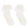 Ivory 'Frilly' Socks