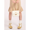 Pearl White Quilted 'Skyla' Bag