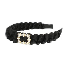 Load image into Gallery viewer, Black Ruffle 'Rae' Headband