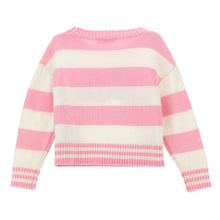 Load image into Gallery viewer, Pink &amp; Cream Striped &#39;Barbie&#39; Jumper