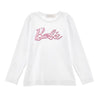 Ivory 'Barbie' Logo LS Top