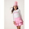 Ivory 'Barbie' Logo LS Top