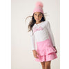 Pink 'Barbie' Skirt & LS Top Set
