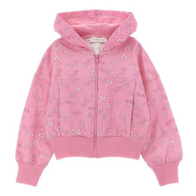Load image into Gallery viewer, Pink Zip Up &#39;Barbie&#39; Logo Hoodie