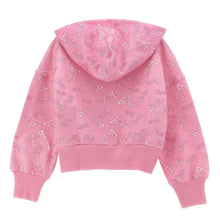Load image into Gallery viewer, Pink Zip Up &#39;Barbie&#39; Logo Hoodie