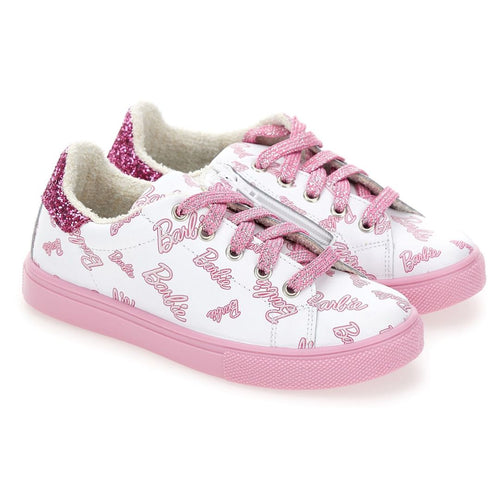White & Pink 'Barbie' Trainers