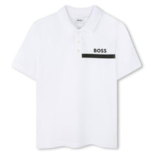 Load image into Gallery viewer, White Short Sleeve Polo Top