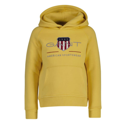 Sunset Yellow Logo Shield Hoodie