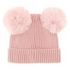 Pink Pom Pom Beanie Hat