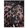 Black Leopard Print & Diamante Logo Bootcut Tracksuit