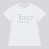 White Diamante Logo T-shirt