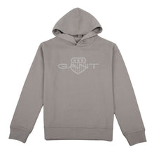 Load image into Gallery viewer, Warm Grey Contrast Shield Hoodie