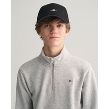 Load image into Gallery viewer, Grey Half Zip Sweatshirt
