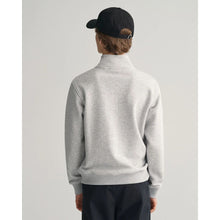 Load image into Gallery viewer, Grey Half Zip Sweatshirt