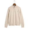 Light Beige Half Zip Jumper