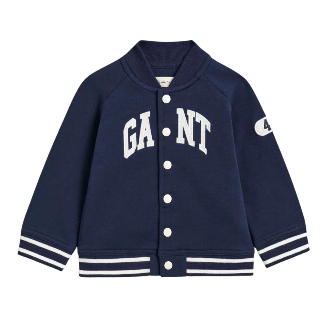 Gant - Babies Navy Varsity Sweat Jacket – Village Kids