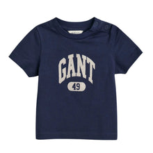Load image into Gallery viewer, Babies Navy Arch Logo T-Shirt
