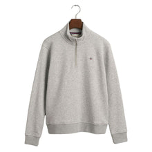 Load image into Gallery viewer, Grey Half Zip Sweatshirt