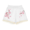 Pink & White Blossom Shorts Set