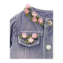 Load image into Gallery viewer, Rosebud Denim Jacket