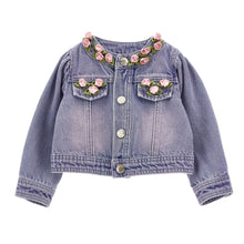 Load image into Gallery viewer, Rosebud Denim Jacket