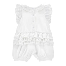 Load image into Gallery viewer, White &amp; Gold Bow Shortie