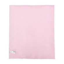 Load image into Gallery viewer, Reversible Pink &amp; White Flower Baby Blanket