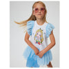 Blue Rhinestone & Tulle Alice Dress