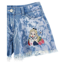 Load image into Gallery viewer, Alice Denim Shorts &amp; T-Shirt Set