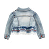 Red Bow Denim Jacket