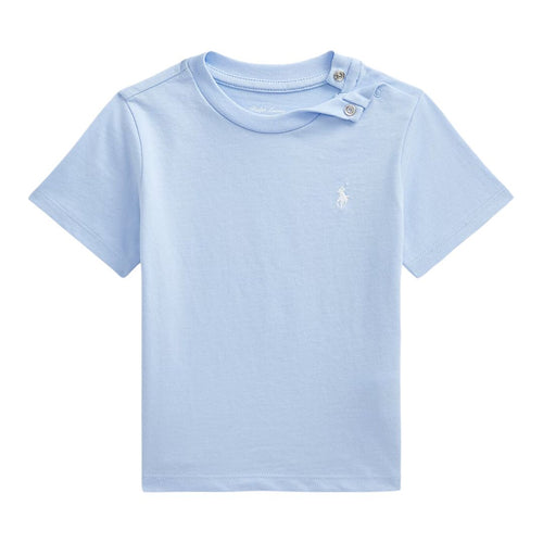 Baby Boys Pale Blue Embroidered Pony T-Shirt