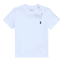 Load image into Gallery viewer, Baby Boys White Embroidered Pony T-Shirt