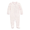 Pink Floral Trimmed Babygrow