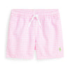 Pink & White Checked Swim Shorts