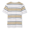Beige & White Striped T-Shirt