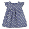 Blue Monogram Print Dress & Bloomers