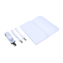 Load image into Gallery viewer, Pale Blue Monogram Changing Bag &amp; Mat